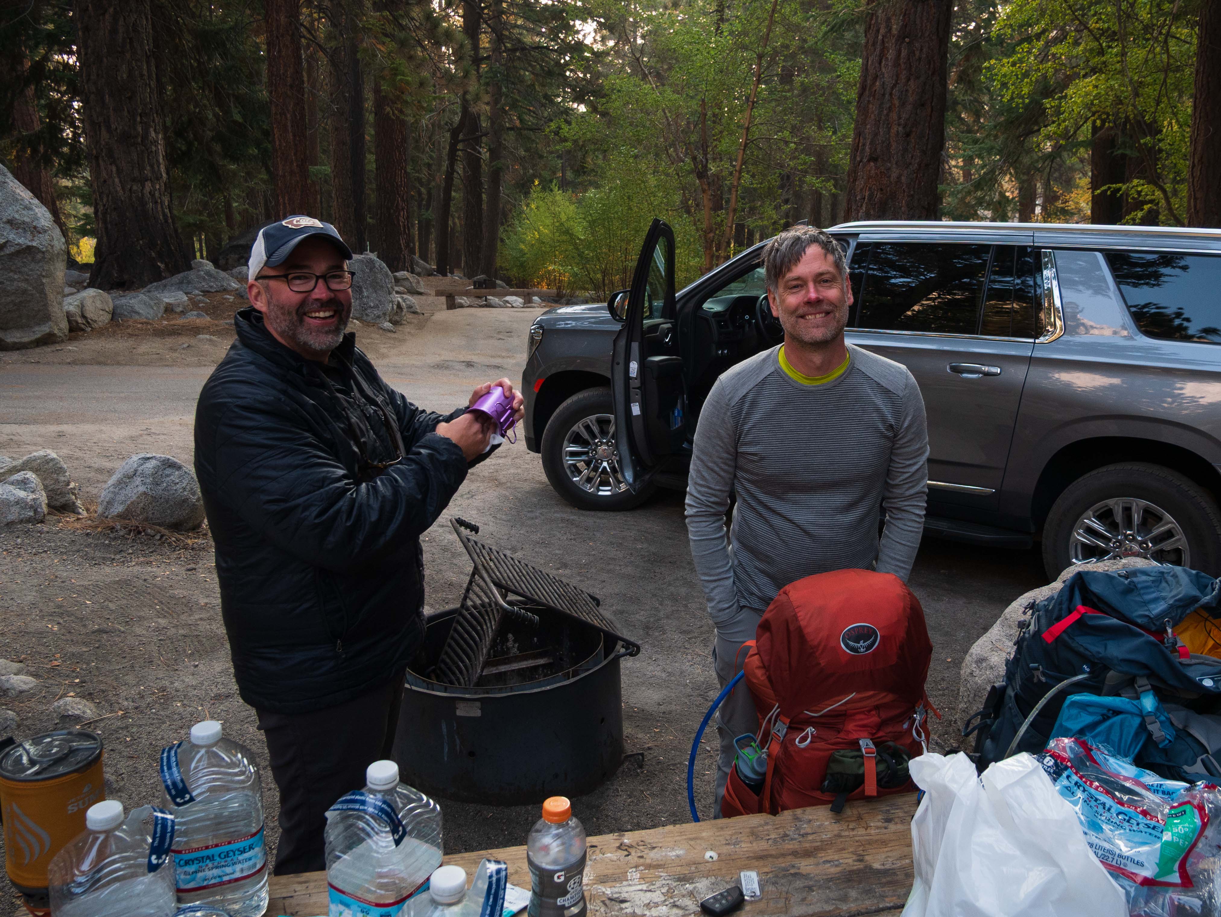Group at Whitney Portal before the hike
